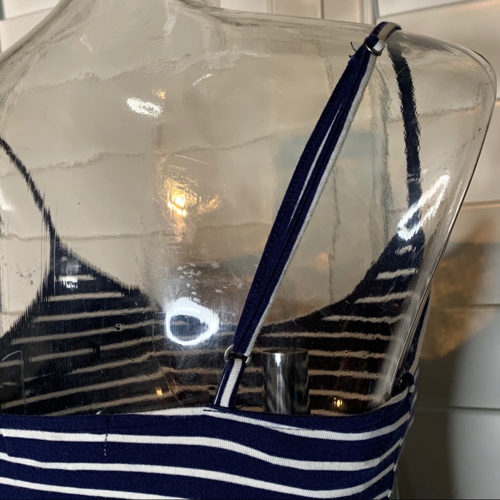 Aeropostale Navy & White stripe skater dress. - Picture 7 of 9